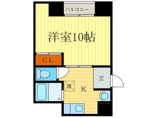 サンパレス山崎【1階】の間取り