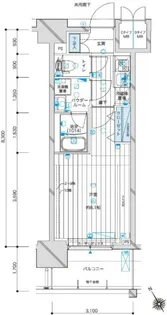 メインステージ駒込ラ・ヴェール【2階】の間取り