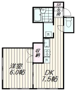 オキナテラス【2階】の間取り