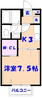 シャーメゾン・ノイエ【1階】の間取り