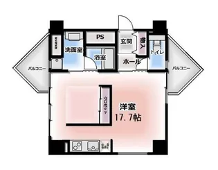 サンフレア日出町【4階】の間取り