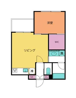 シュロス初台【4階】の間取り