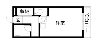 泉涌寺アビタシオン【2階】の間取り
