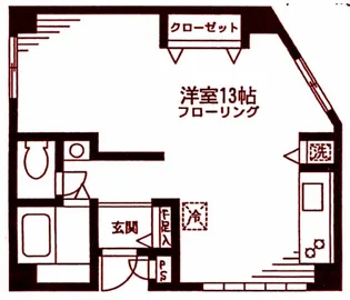 ベイサイドST西横浜【1階】の間取り