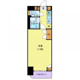 ベルビュー支倉【5階】の間取り