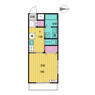 ベルフォーレ西丸之内【1階】の間取り