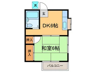 エビサワハイツの間取り