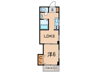 サンフェリチタ【2階】の間取り
