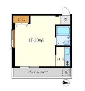 鶴マンション【2階】の間取り
