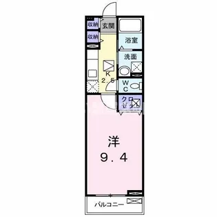 メゾン ド フルール【2階】の間取り