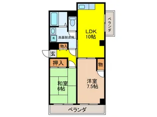 六白第二ビル【4階】の間取り