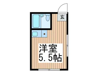 ハイツ川口【1階】の間取り