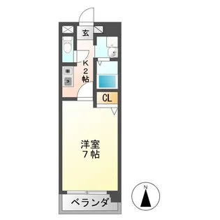 プレジデント21【1階】の間取り