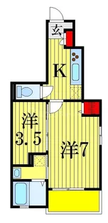 ベル・シュテルン【1階】の間取り