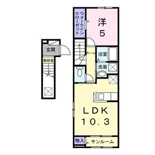 エネルジコ(Energico)【2階】の間取り