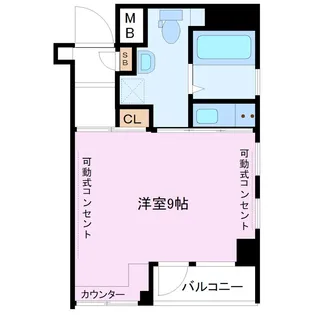 コンフォール横濱平沼【4階】の間取り