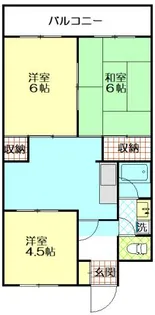 グランパルク【1階】の間取り