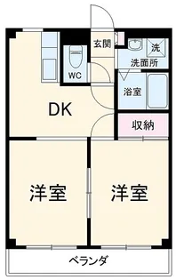 シェルガーデン新横浜【2階】の間取り