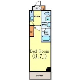 メインステージ上野毛II【2階】の間取り