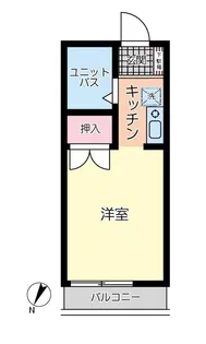 パークさつき【2階】の間取り