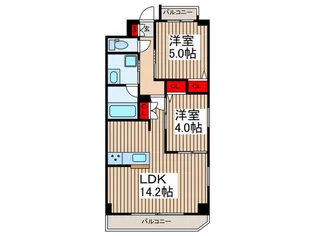 S-RESIDENCE東浦和agua【3階】の間取り