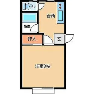 メゾンパピヨン II号棟【2階】の間取り