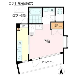 ベルコート武蔵野【3階】の間取り