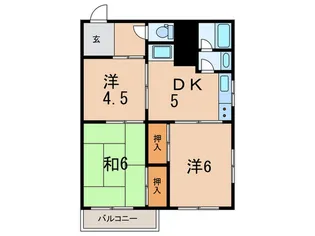 ヒロキマンション【2階】の間取り
