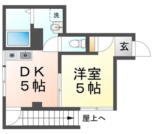 陸ビル【4階】の間取り