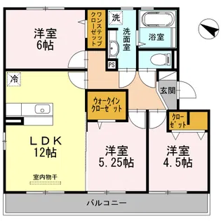 アゲラータム【2階】の間取り