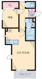 プチ・ハウス大久保【2階】の間取り