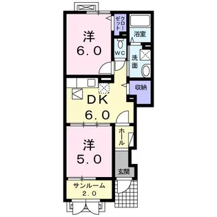 オールメン【1階】の間取り