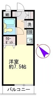 フロール巣鴨【5階】の間取り