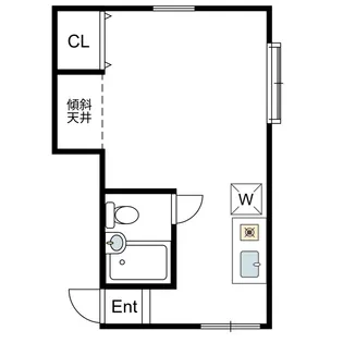 クァトロK・K【1階】の間取り