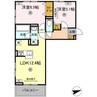 レーヴ・ウェル笠原Un【3階】の間取り