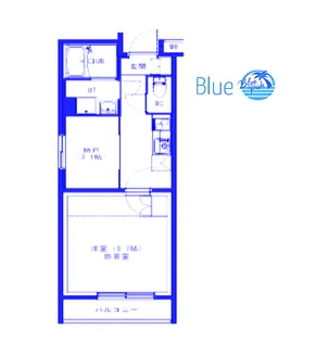 ラシクラス横浜天王町【3階】の間取り