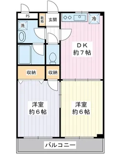 プラザ・ステビア【4階】の間取り