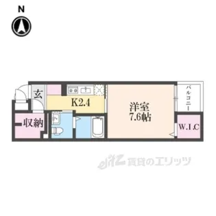 ベルオーブ3【3階】の間取り