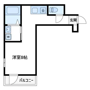 ビクトリータワー田端III【4階】の間取り