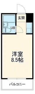 ユナイト山手サンピース【2階】の間取り