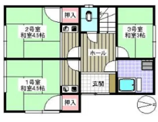 内藤荘【2階】の間取り