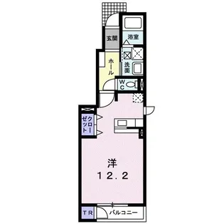 オサツハウスV【1階】の間取り