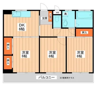 メゾン・ド・スズキ【2階】の間取り