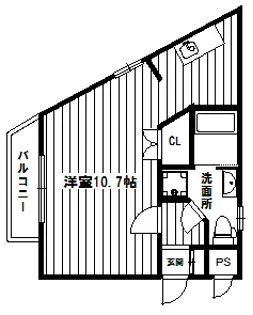 ヴェルデ新高円寺【3階】の間取り