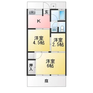 高丸コーポ【1階】の間取り