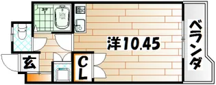サンラビール小倉【4階】の間取り