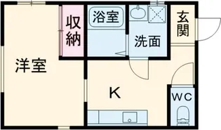 メゾン サンセット ヒル【1階】の間取り