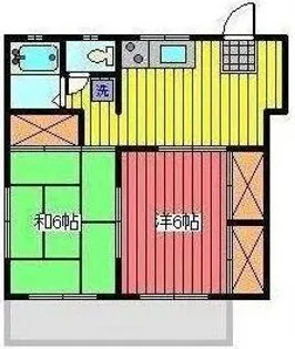 ツカサハイツ【2階】の間取り