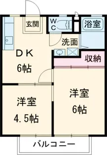 サンライズ白川 A【1階】の間取り