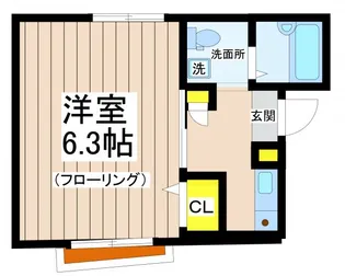 ロイヤルハワイアン【1階】の間取り
